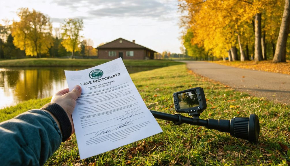 getting lake metroparks permit