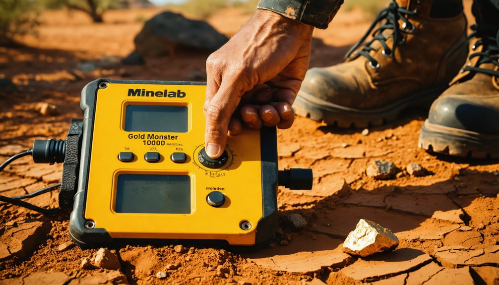 gold detector settings tips