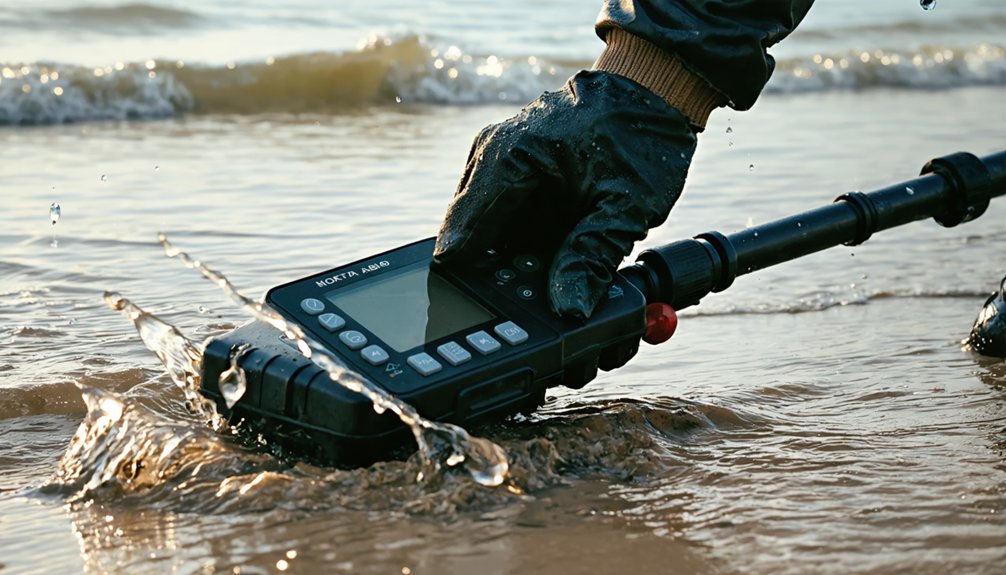ground balance before submerging