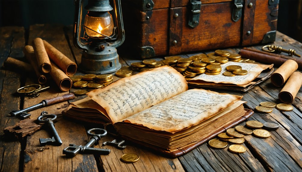 hidden treasure coded clues