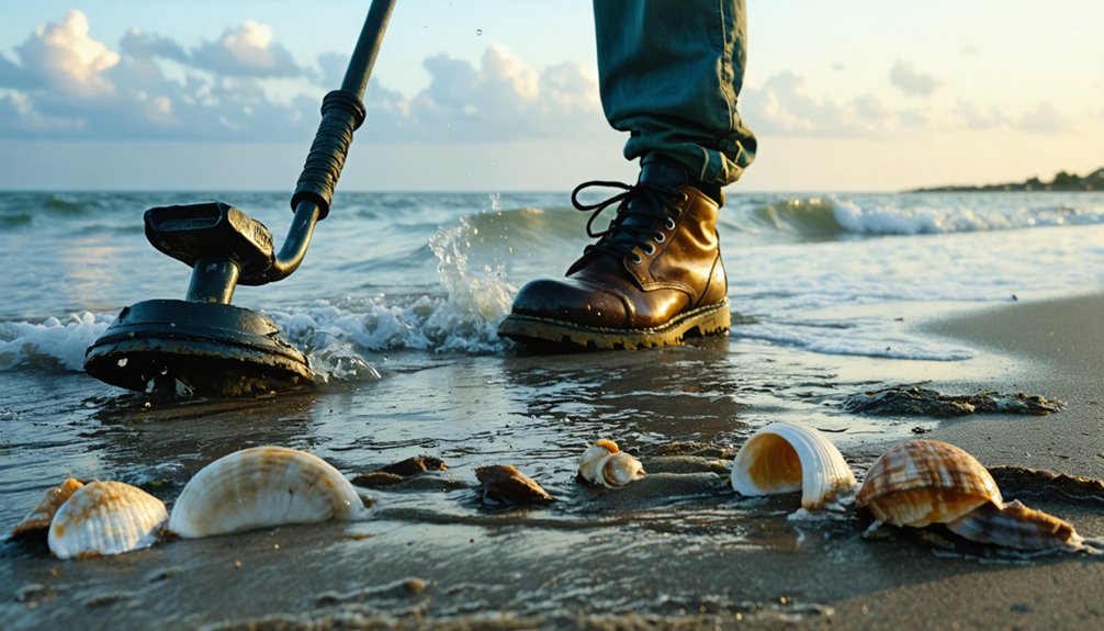 high traffic beach detecting