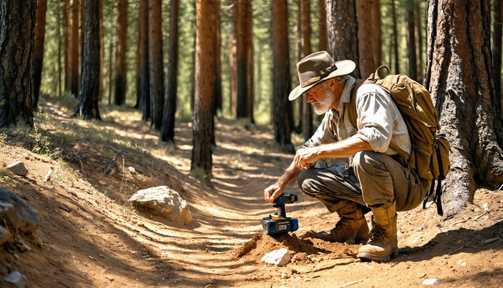 historic placer districts and gold areas