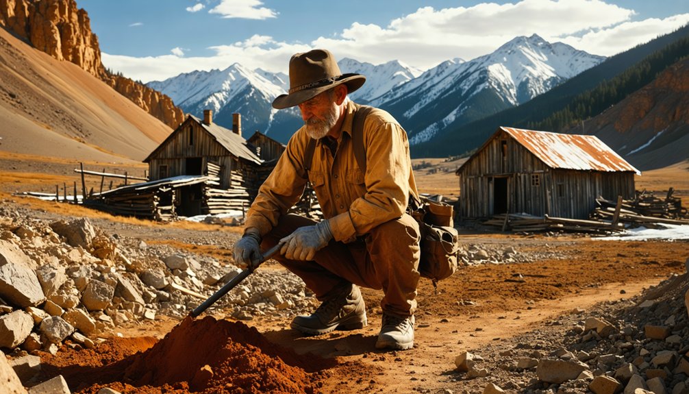historical mining artifact density