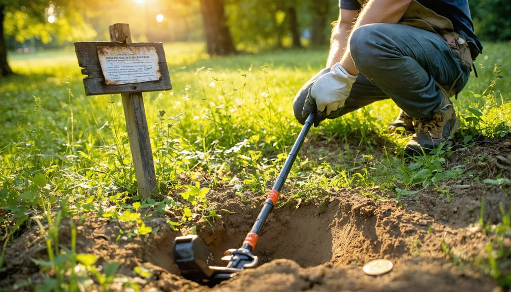 huntertown metal detecting rules
