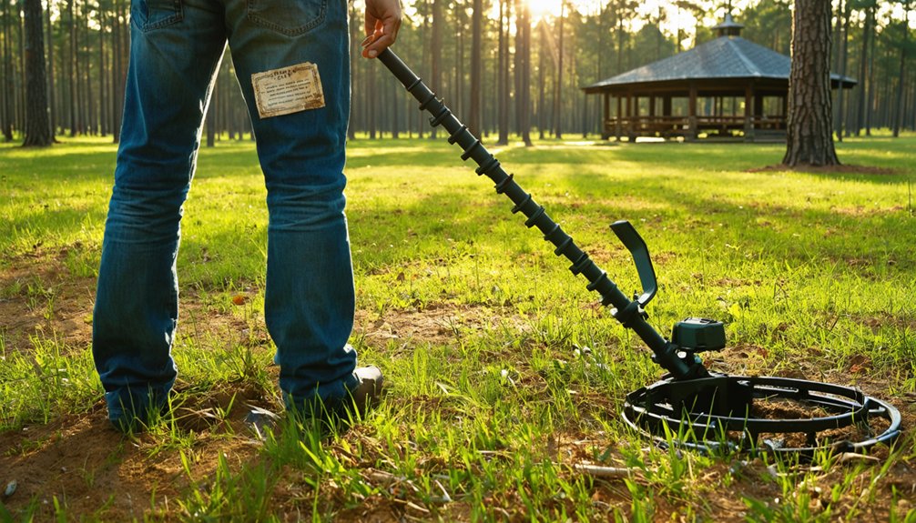 legal metal detecting permissions