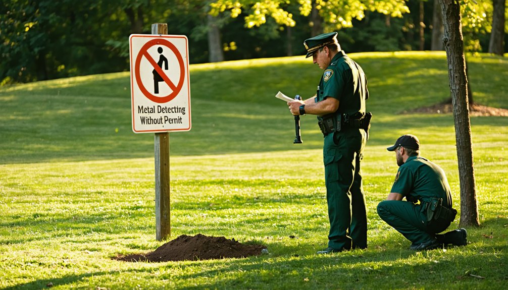 legal risks of unauthorized detecting