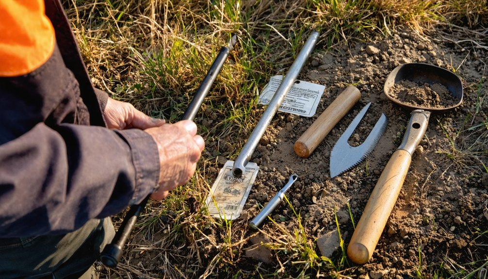 limited digging tools allowed
