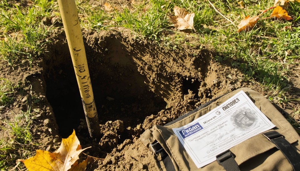 location specific digging restrictions