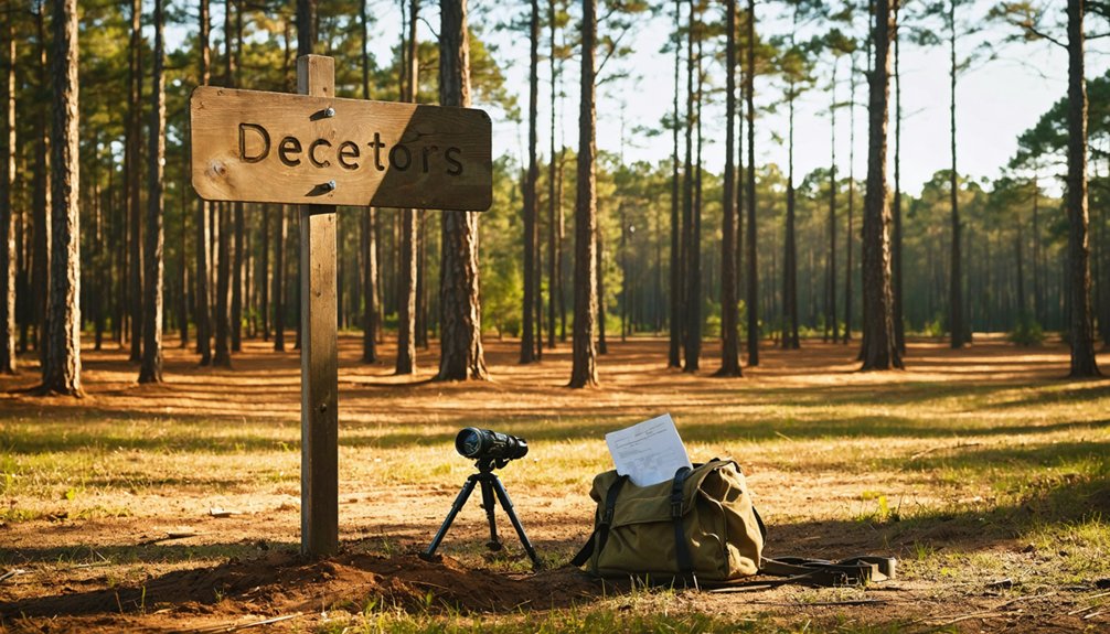locust metal detecting regulations