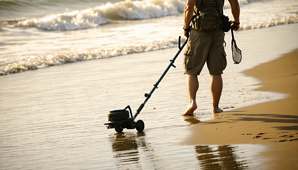metal detecting at jersey shore