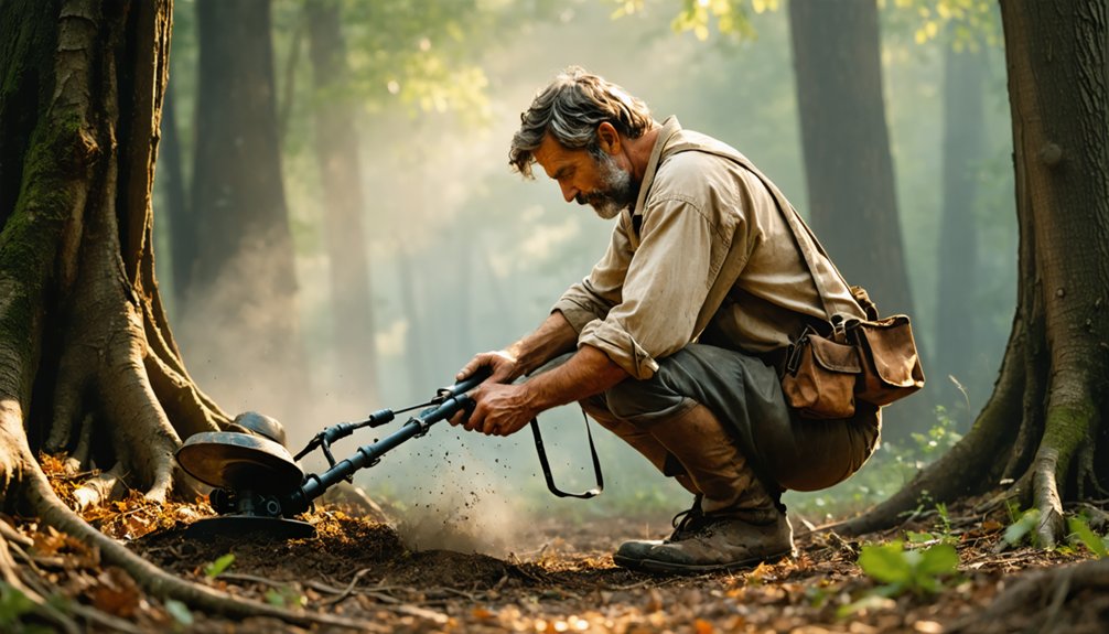 metal detecting at shiloh