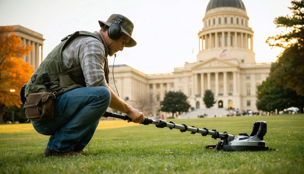 metal detecting in lincoln