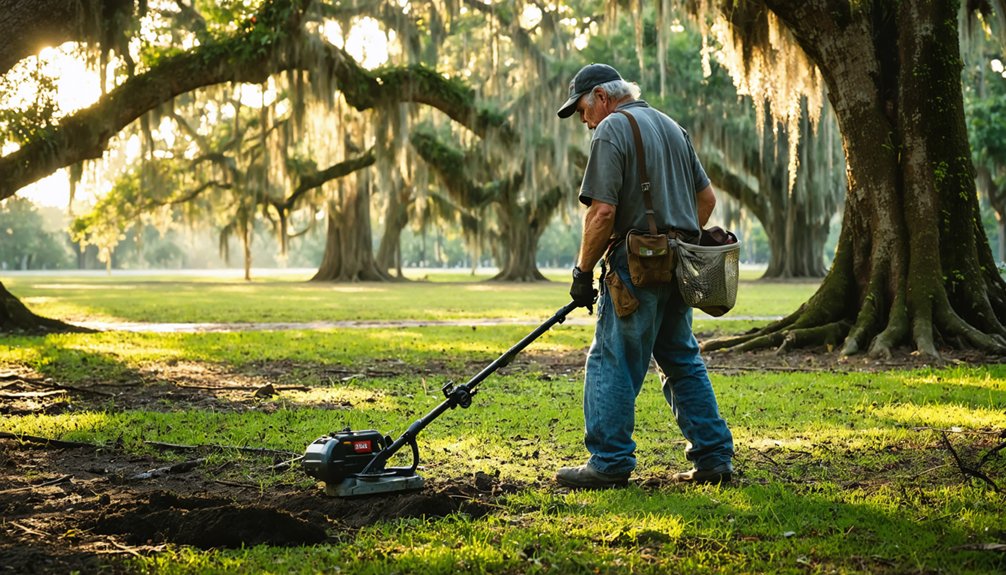 metal detecting in new orleans