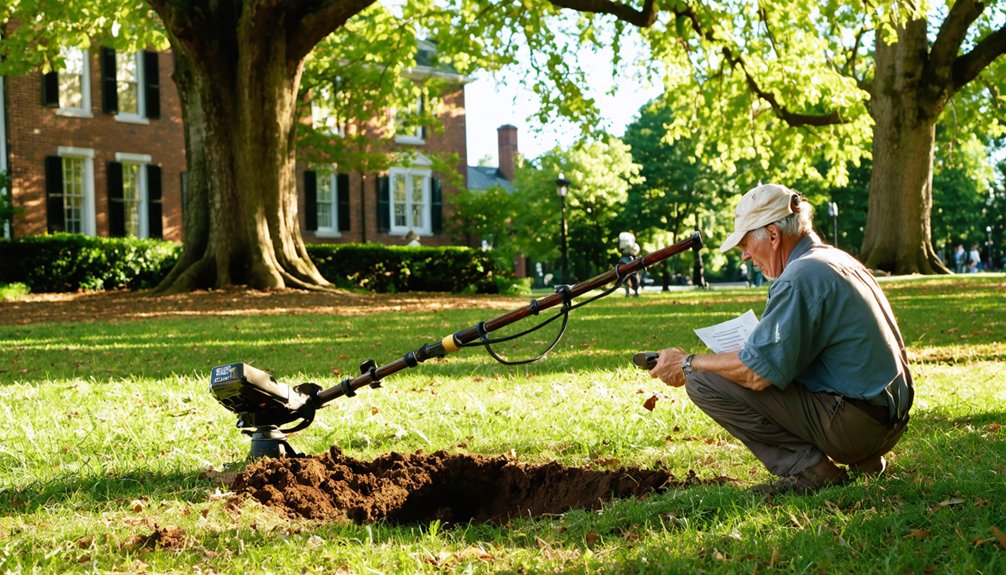 metal detecting regulations alexandria