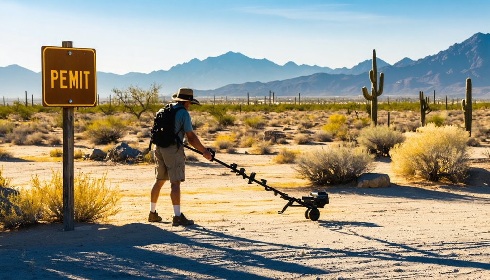 metal detecting regulations arizona