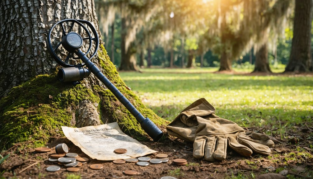metal detecting regulations augusta