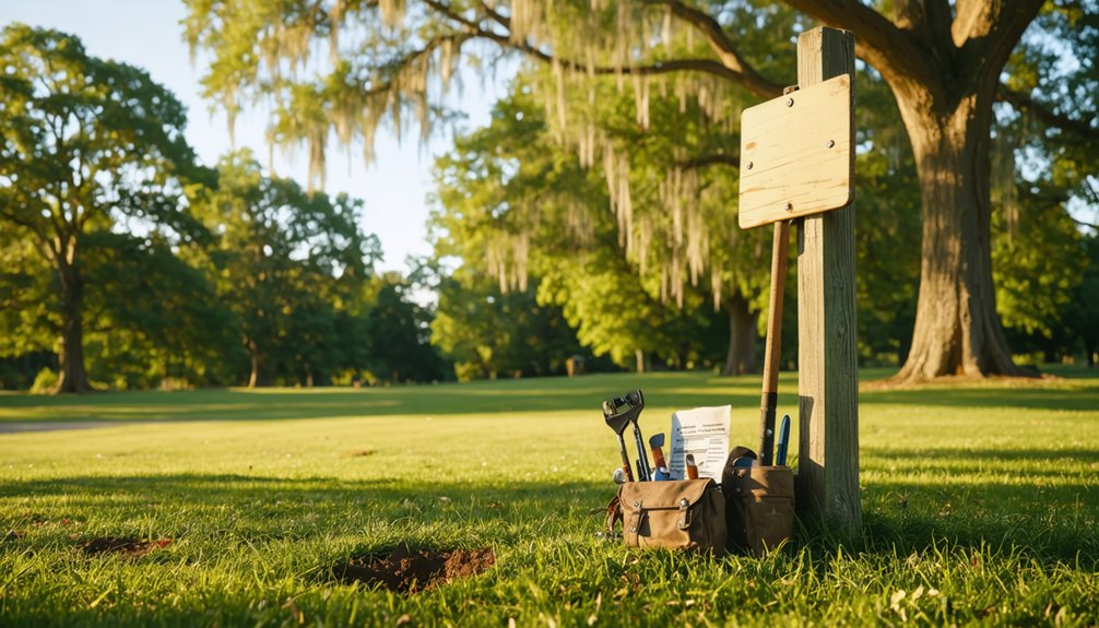 metal detecting regulations bernardsville