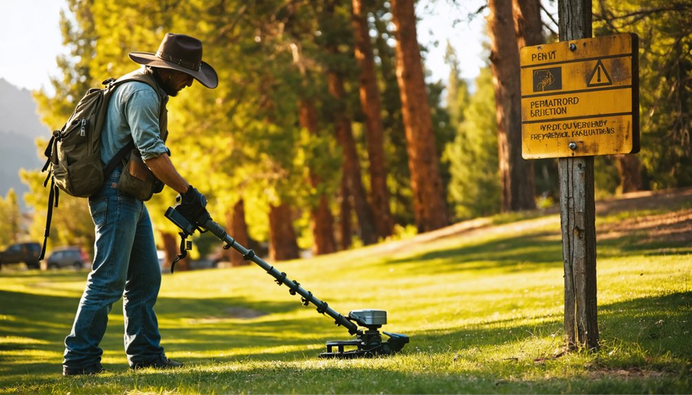 metal detecting regulations colorado