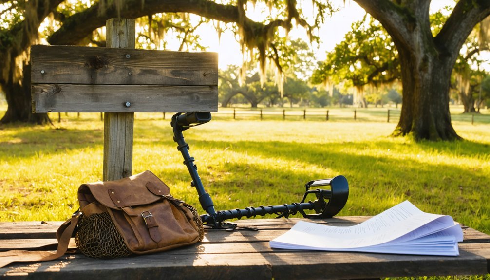 metal detecting regulations cuero