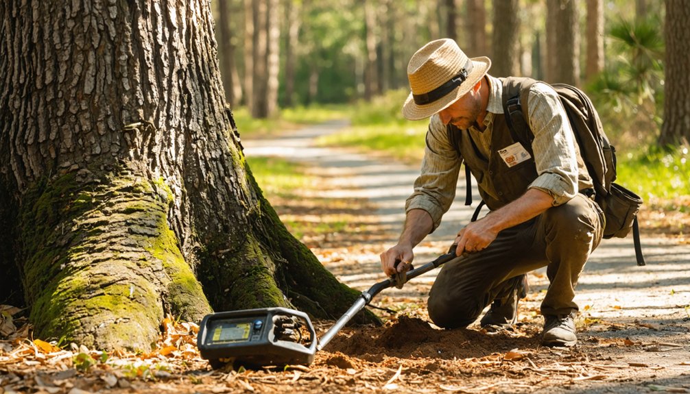 metal detecting regulations eden