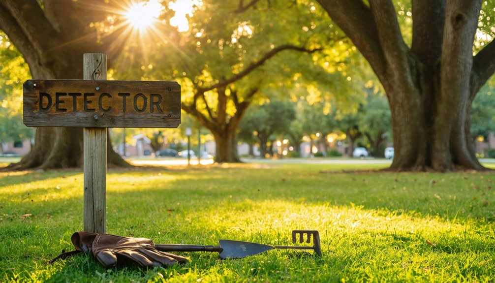metal detecting regulations keller