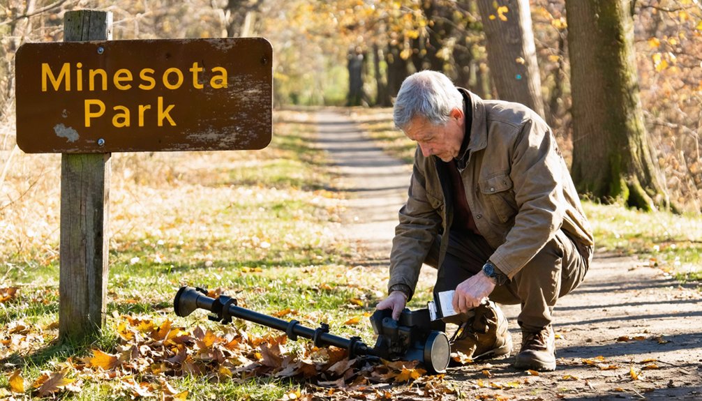 metal detecting regulations minnetrista