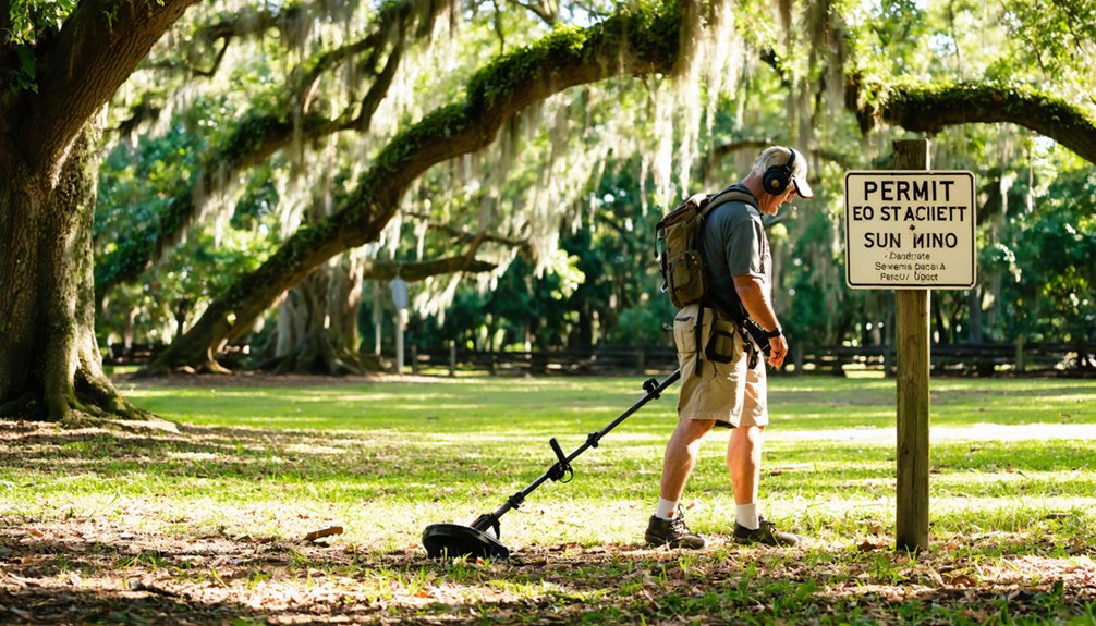 metal detecting regulations north carolina