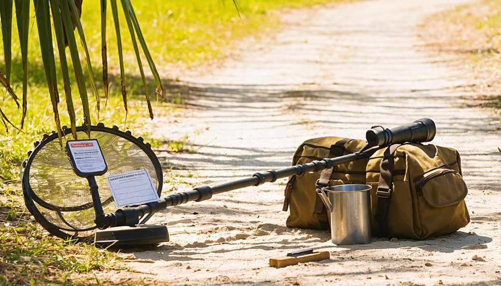 metal detecting regulations palm coast