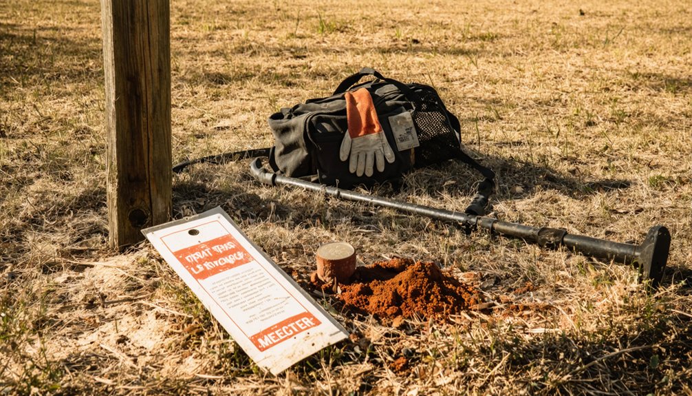 metal detecting regulations texas