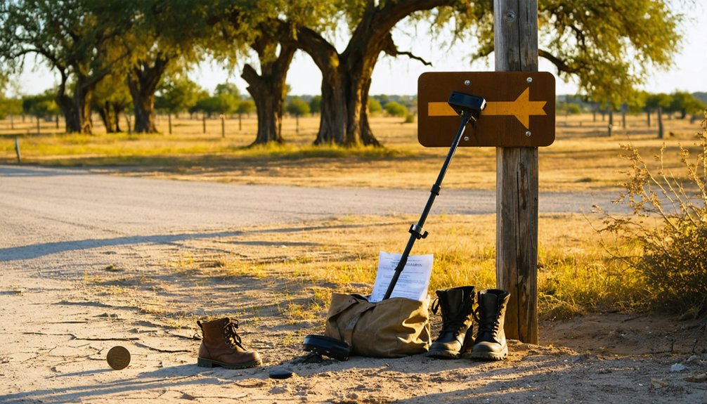 metal detecting regulations texas