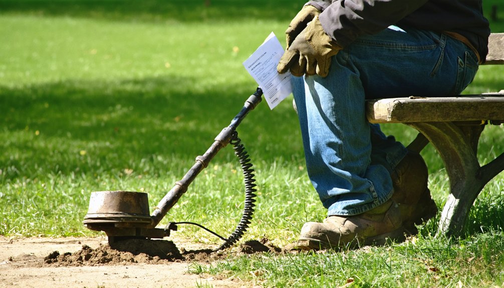 metal detecting regulations warren