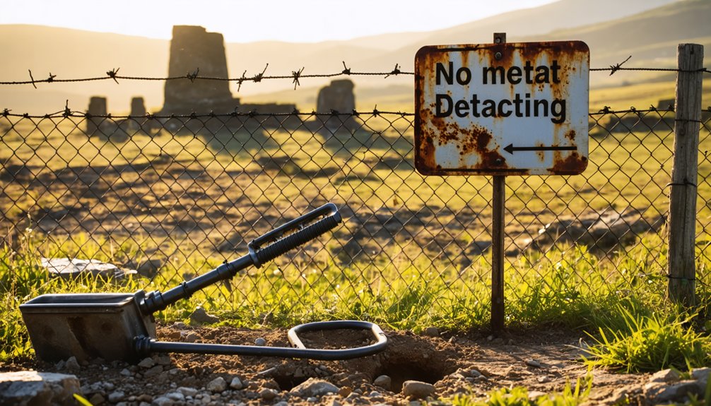 metal detecting restrictions and regulations