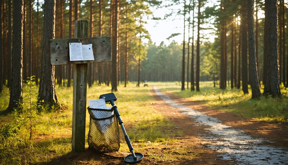 metal detecting rules alabama