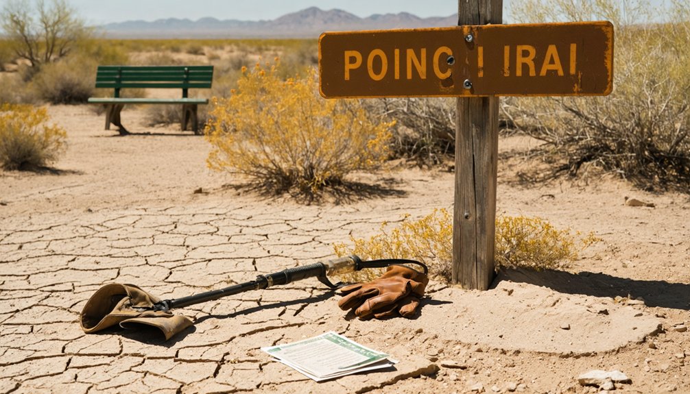 metal detecting rules arizona
