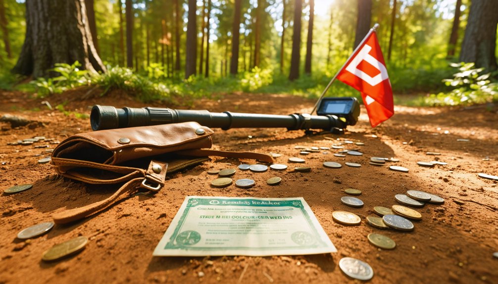 metal detecting rules georgia