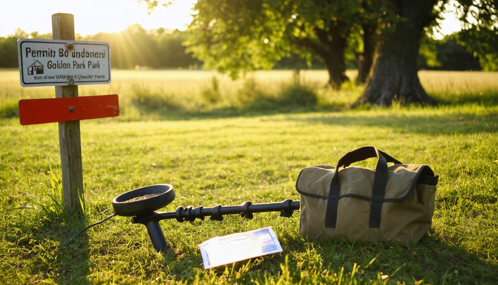 metal detecting rules osceola