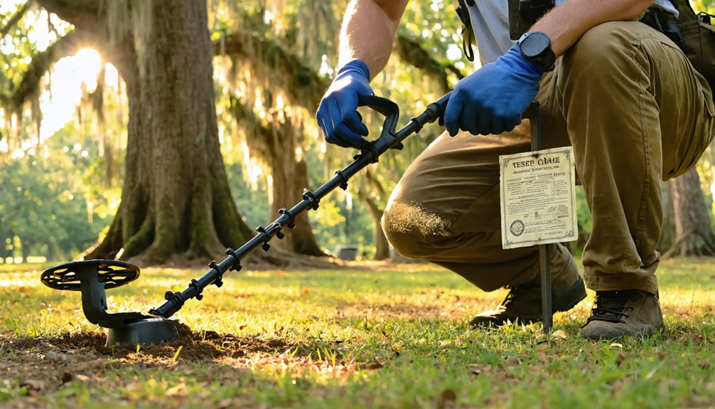 metal detecting rules south carolina