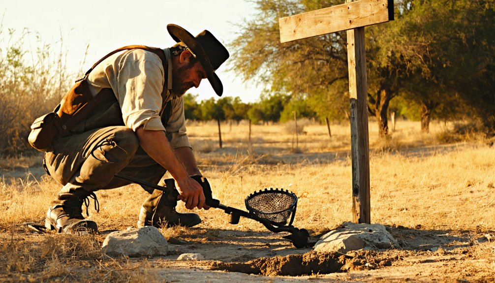 metal detecting rules texas