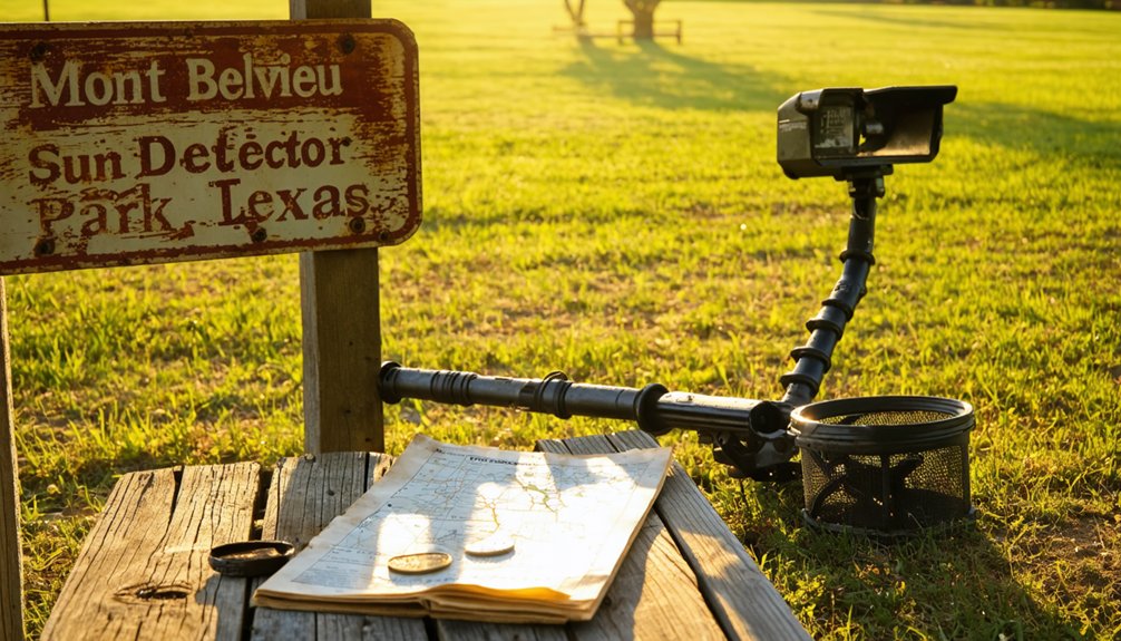 metal detecting rules texas