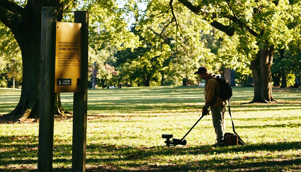 nj parks require detecting permits