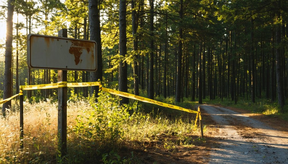 no metal detecting allowed