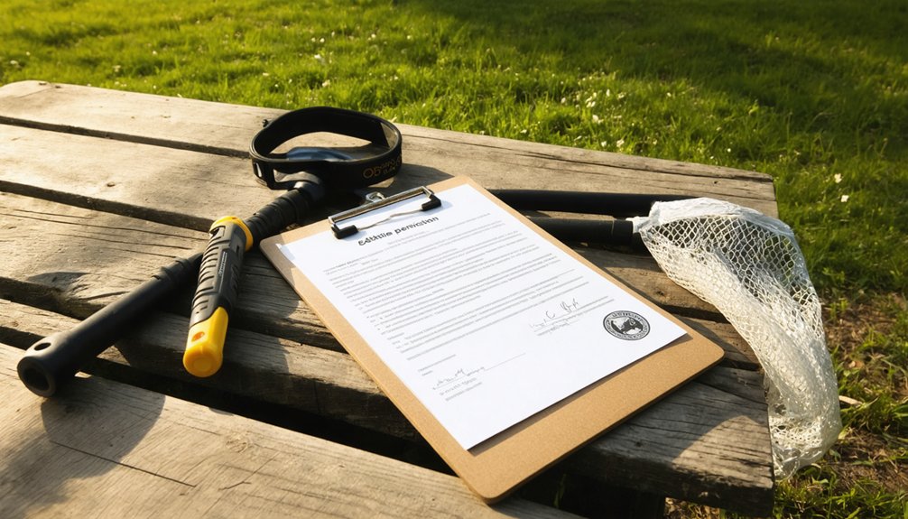 obtain landowner permission first