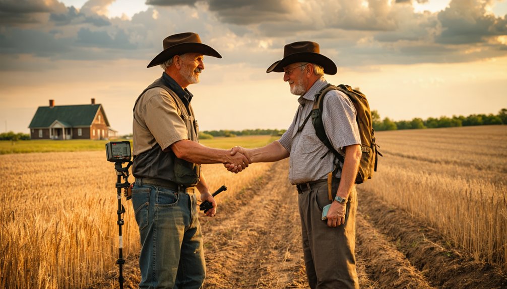 obtain written landowner permission