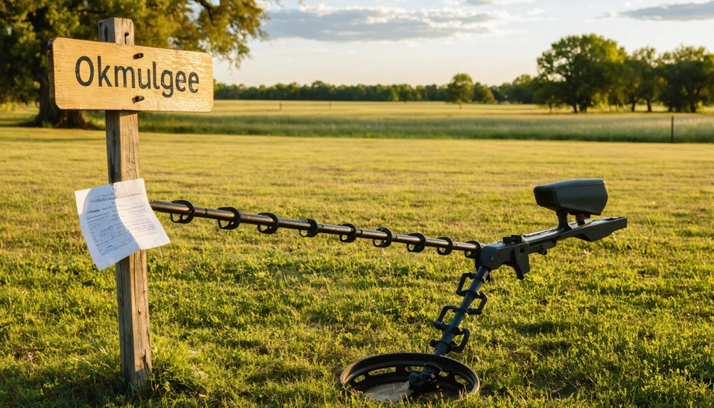 okmulgee metal detecting regulations