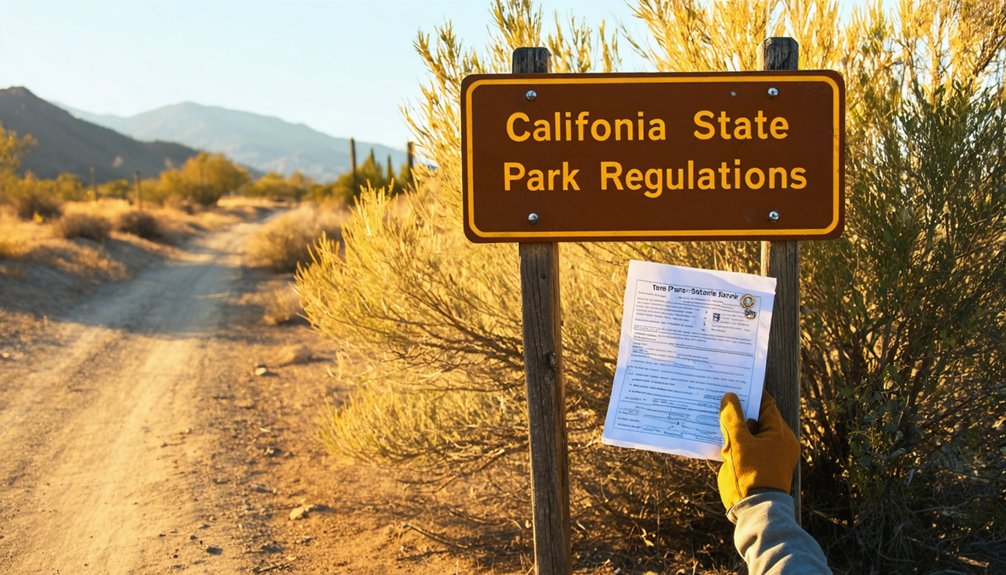 park rules prohibit detector use