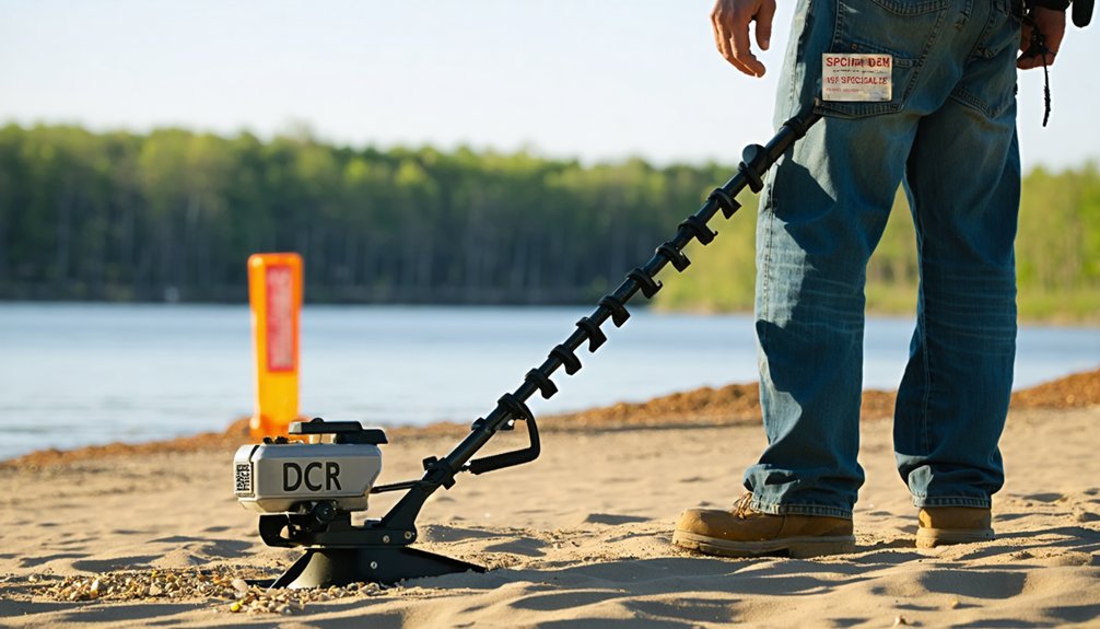 permit required for beach detecting