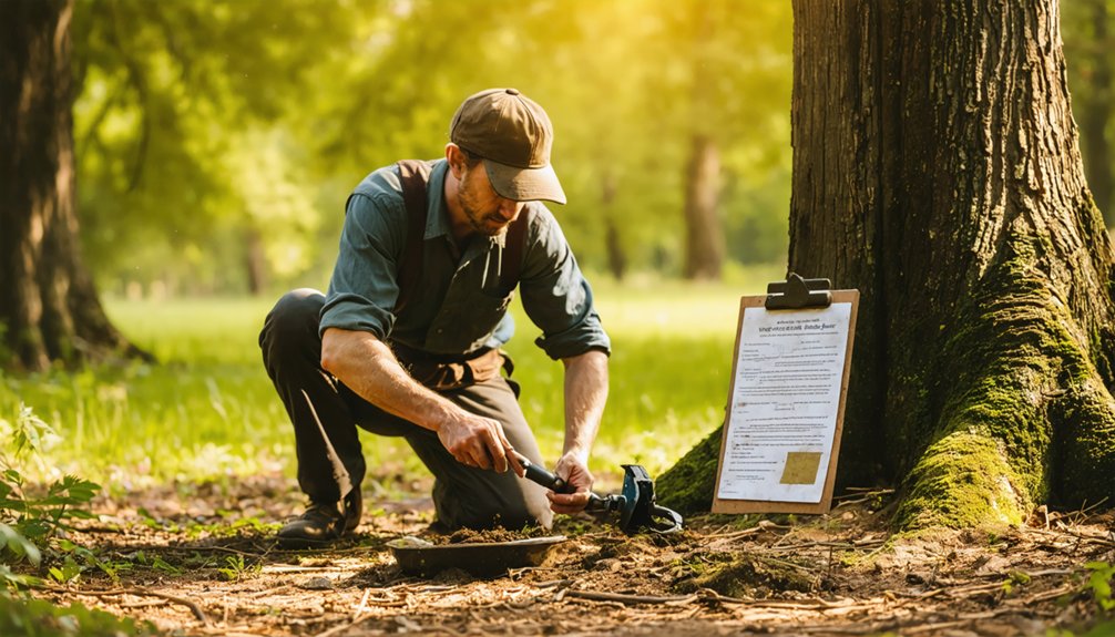 permits required for metal detecting