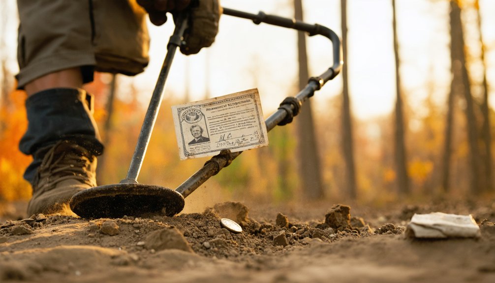 permitted digging and valuables