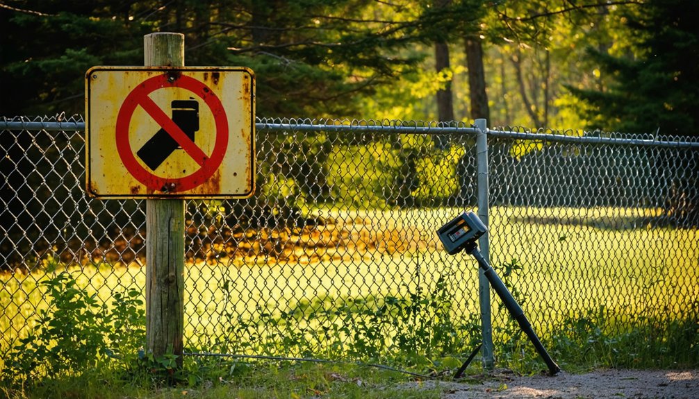 prohibited areas and permissions