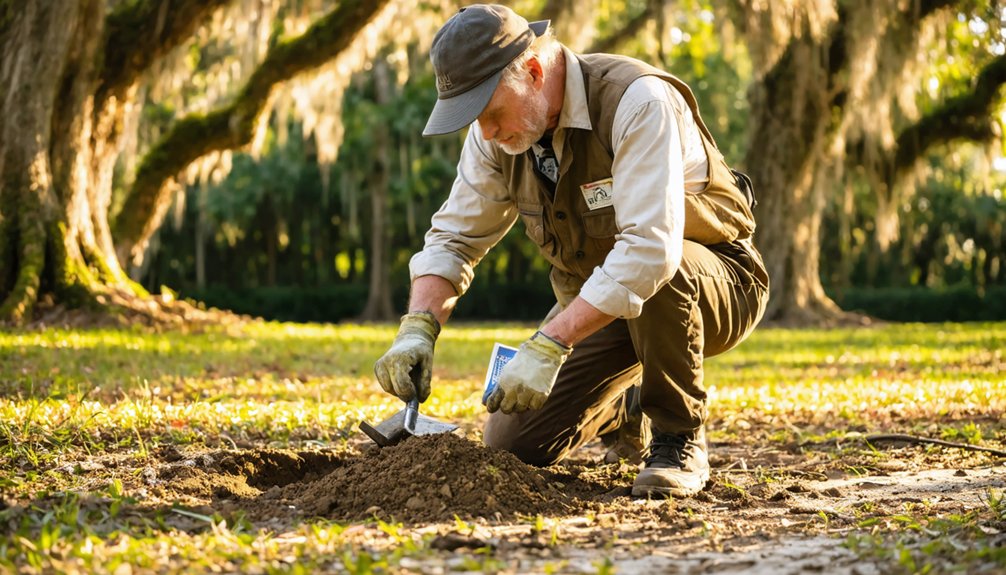 proper hole digging and filling